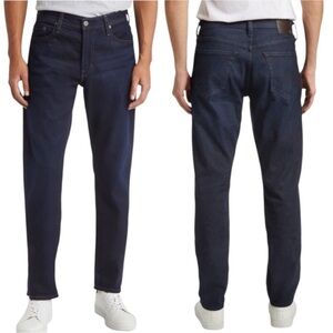 NWT’s AG Adriano Goldschmied Everett Indigo Blue Slim Straight Jeans Men’s 32x32